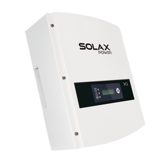 SOLAX - X1 SERIES
