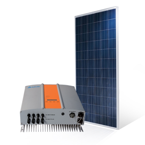 SOLSYSDELTA5KW - DELTA SOLIVIA 5KW SINGLE MPPT 1P ON GRID SOLAR SYSTEM