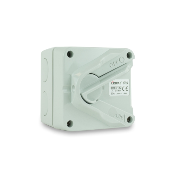 20A KRIPAL AC 1P ISOLATION SWITCH IP65 