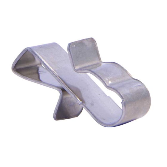 S/S CABLE CLIP FOR 2 CABLES (RO)